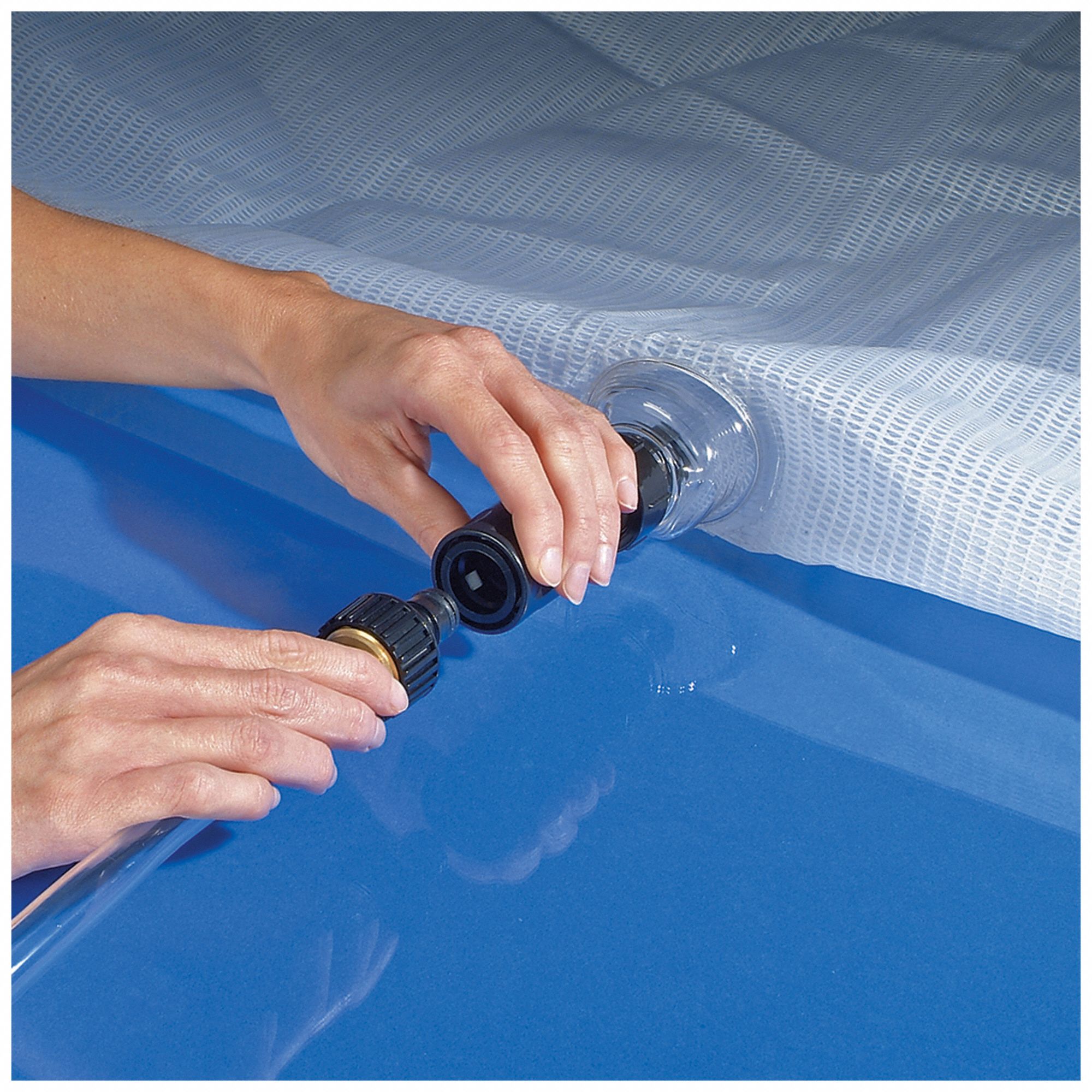 PIG Leak Diverter Hose Quick Connect Quick Connect Set, Hose Connector, Polyethylene, TLS