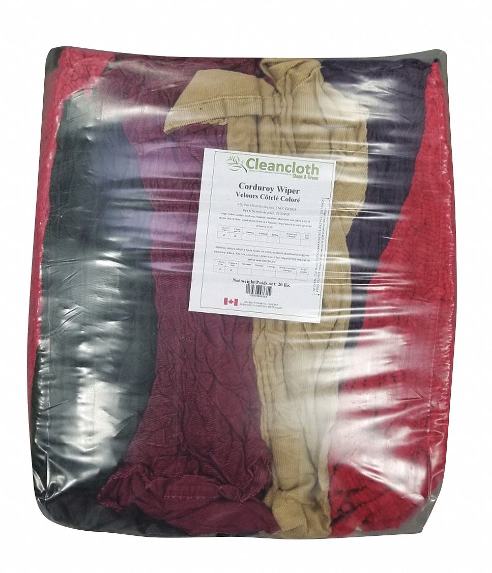 TISSU VELOURS CÔTELÉ,HLE ET GRAISSE,COULEURS ASSORS,DIFFÉRENTES TLE,20 LB,CTN,BTE EST DE 141