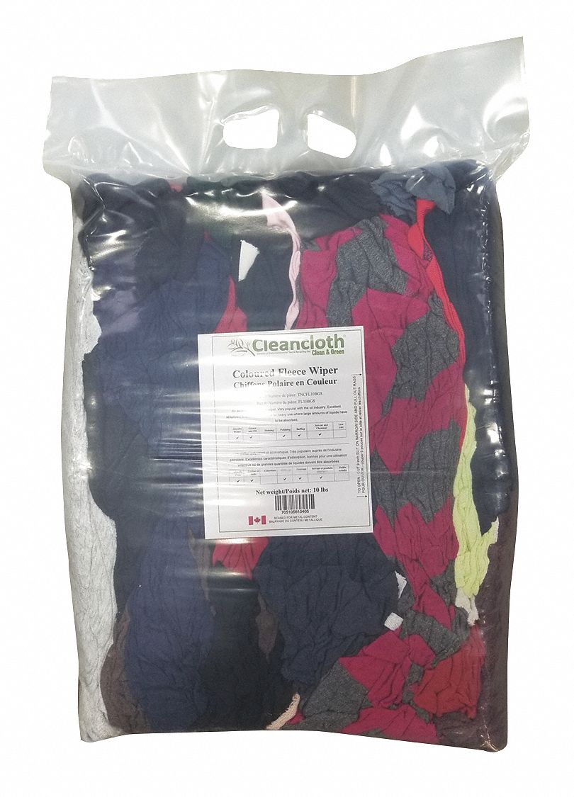 TISSU POLAIRE,HLE ET GRAISSE,COULEURS ASSORS,DIFFÉRENTES TLE,10 LB,CTN,BTE EST DE 72