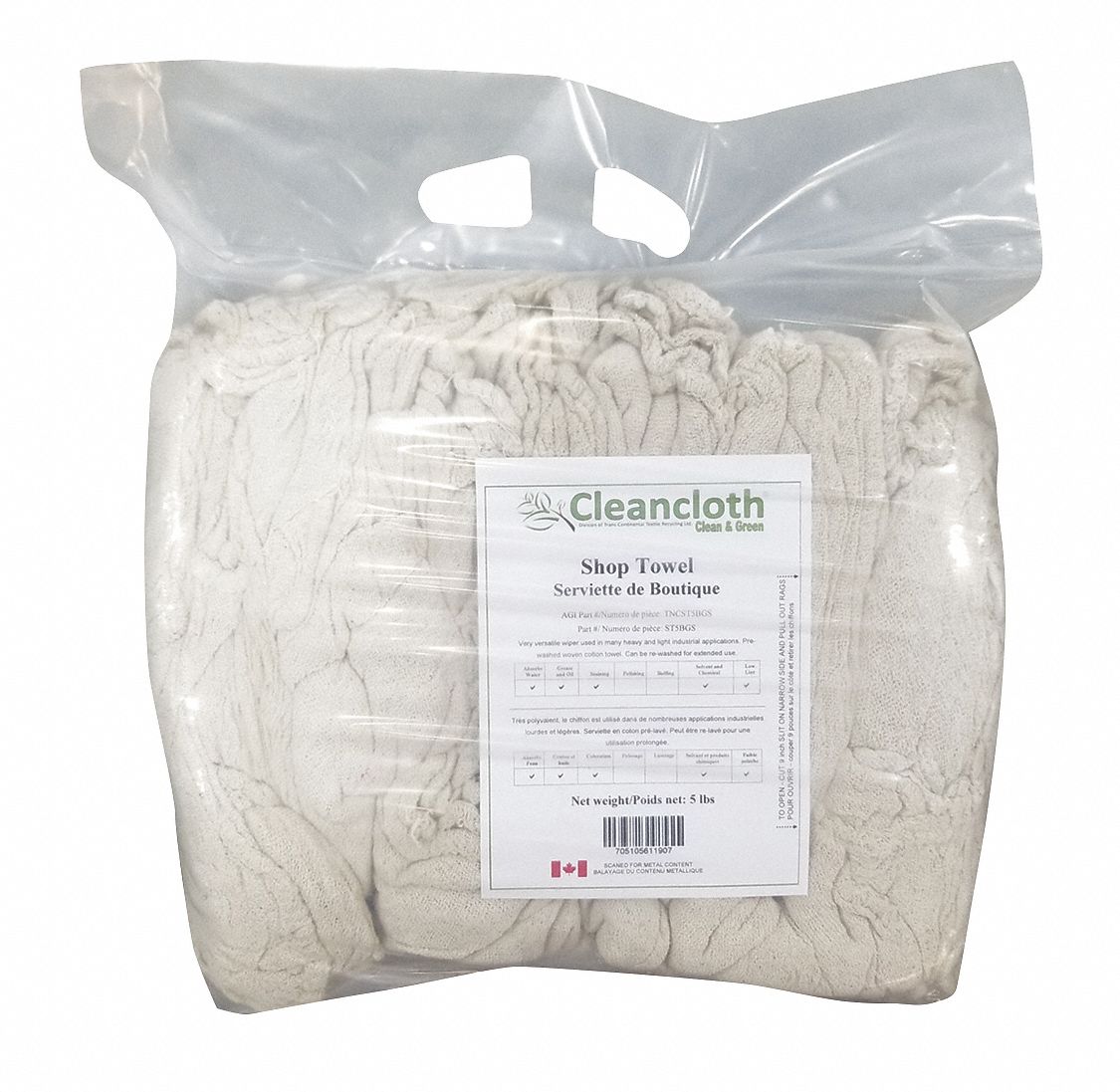CHIF TISSU,SERVIETTE ATEL,FBL PELUCHE,HLE ET GRAISSE,BGE,DIFFÉRENTES TLE,5 LB,CTN,BTE EST DE 85