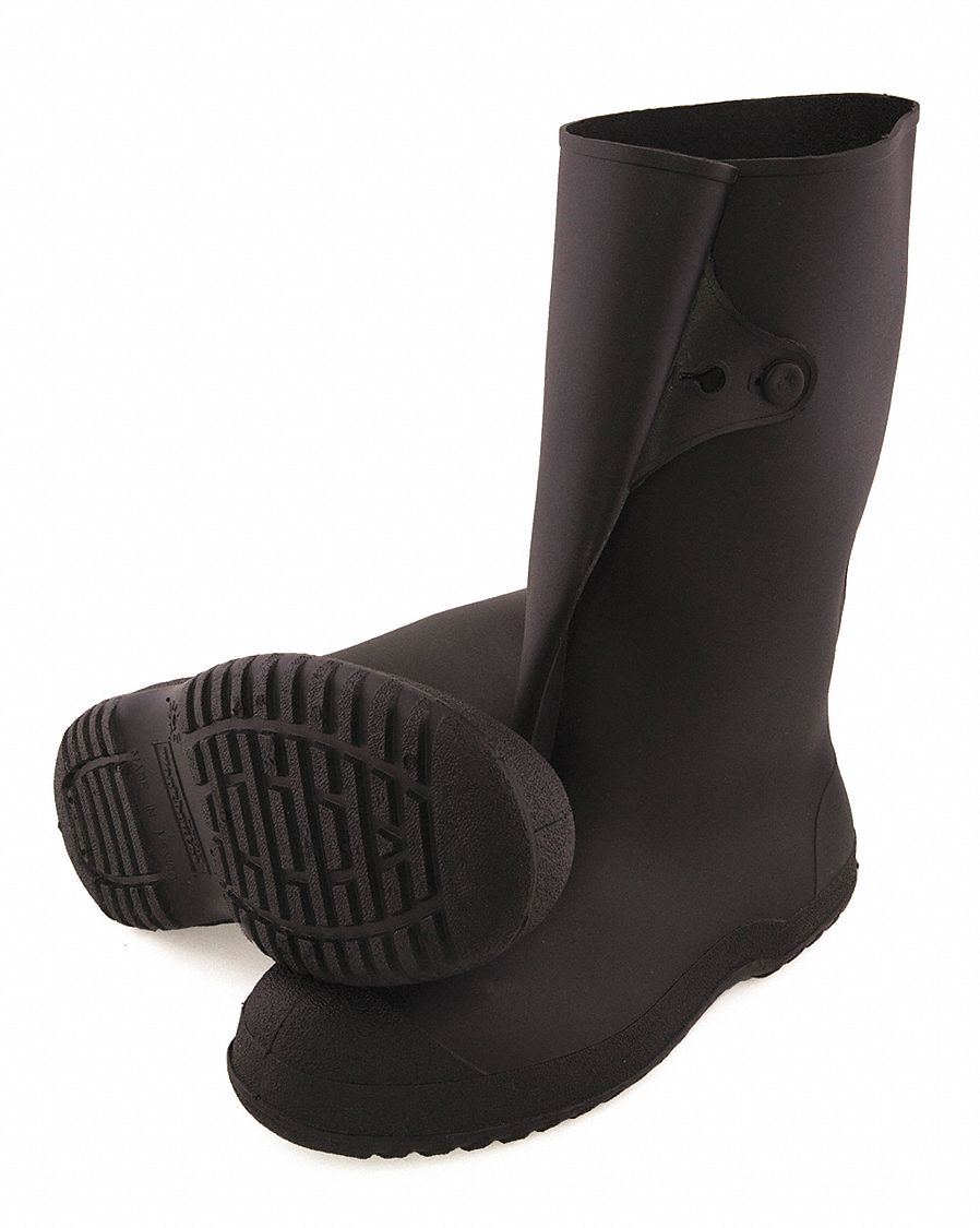 TINGLEY Overboot, Men's, Fits Shoe Size 13 to 15, Knee Shoe Style, PVC