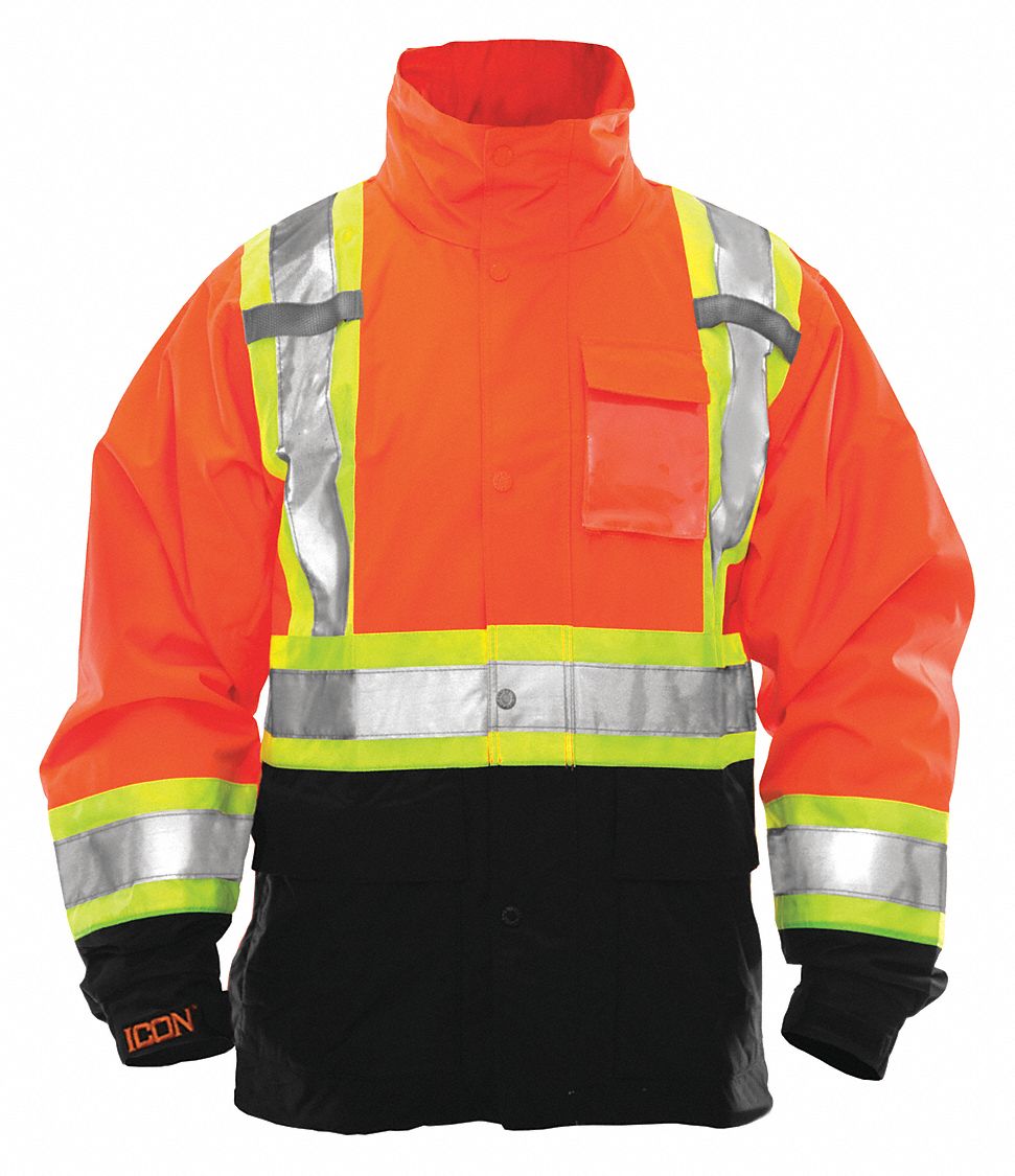 High visibility coat best sale