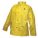 UNISEX RAIN JACKET, YELLOW, M, POLYESTER, PVC, 8 OZ/SQ YD FABRIC, 0.27 MM THICK