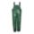 UNISEX O22007 RAIN BIB OVERALL, GREEN, M, PUR, RESISTS: CHEMICALS, 12 MM THICK