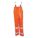 COVERALL, FR, CSA Z96, 11 0Z, WAIST 50 IN, INSEAM 31 IN, BUCKLES, ORANGE, X-LARGE, PVC