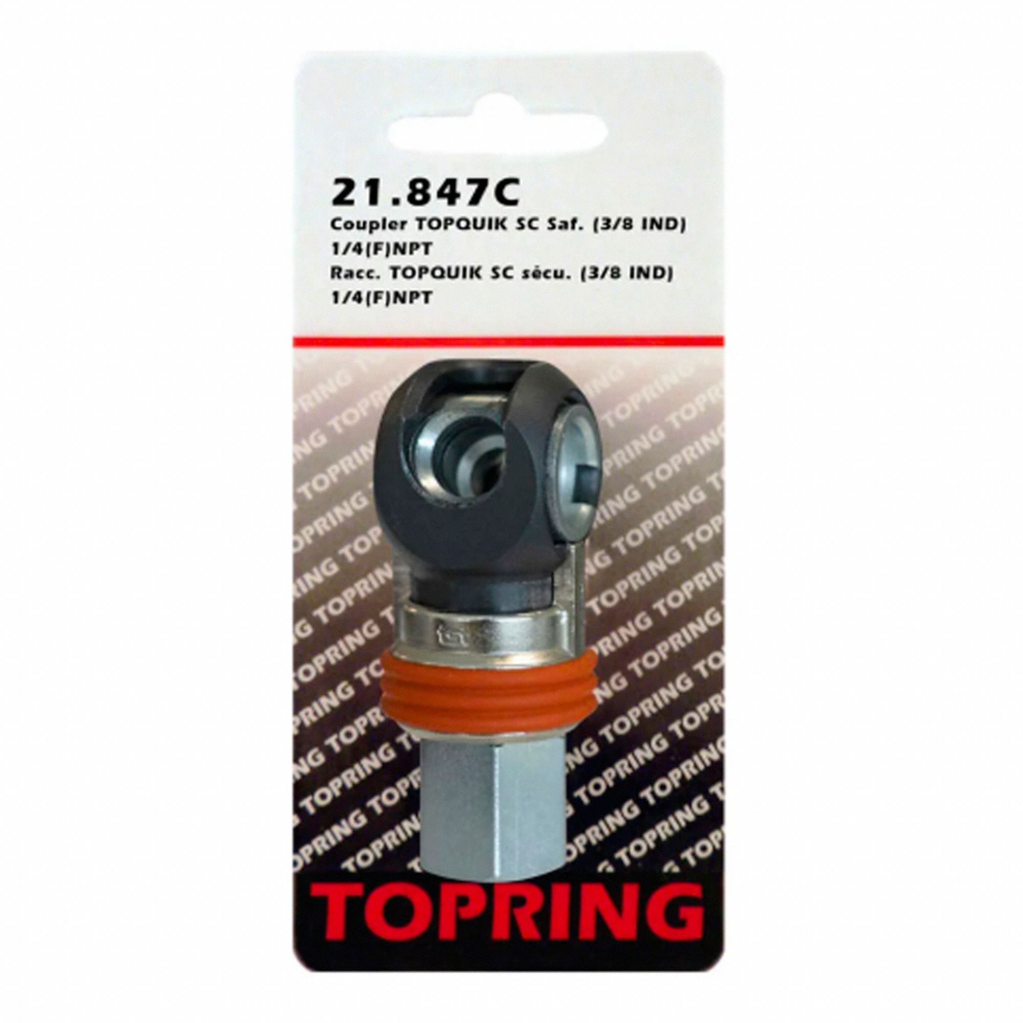 QUICK COUPLING, -20 °  TO 100 ° C, STEEL, 360 PSI AT 70 °  F, NPT CONNECTION, 3/8 IN