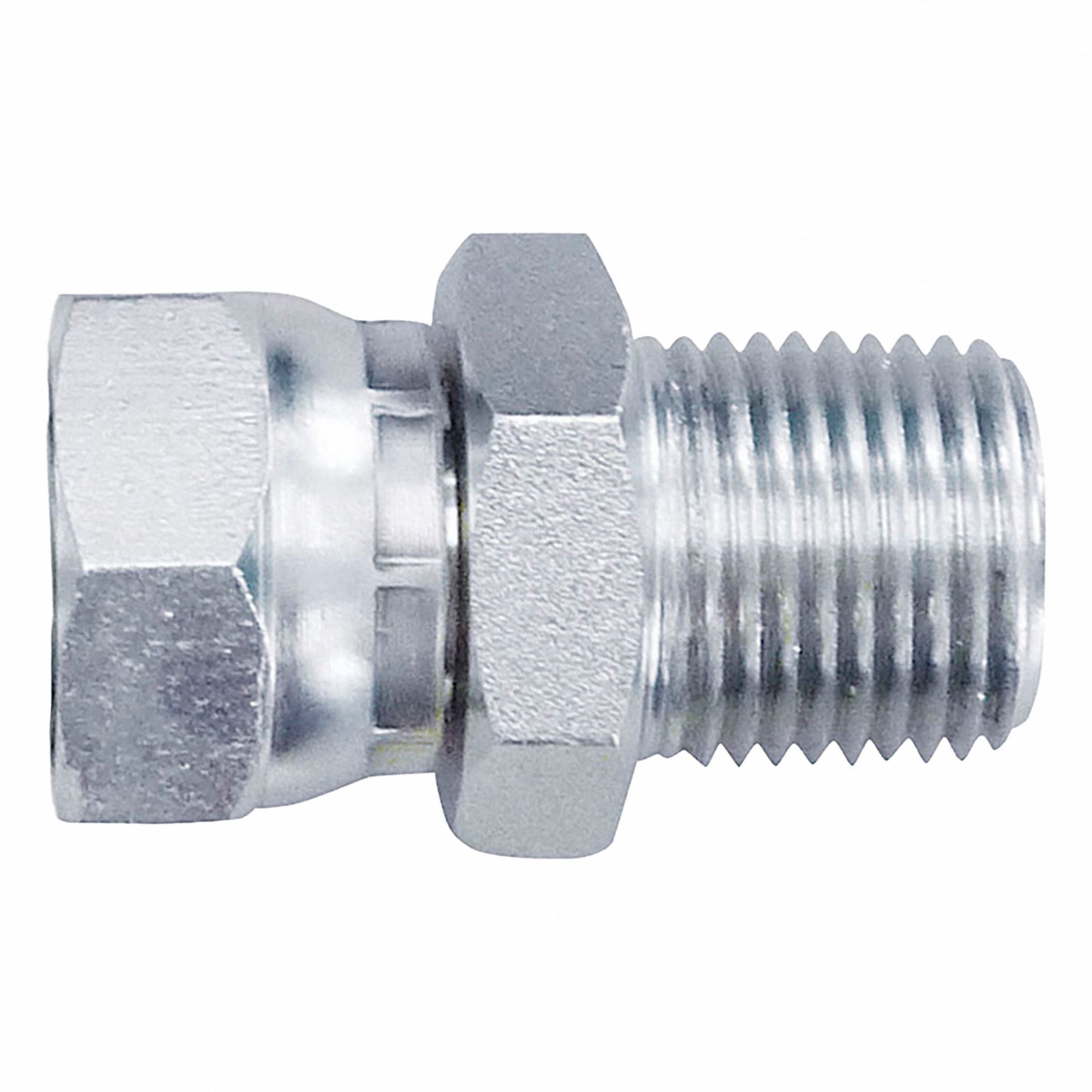 SWIVEL ADAPTER,STEEL,1/4 IN