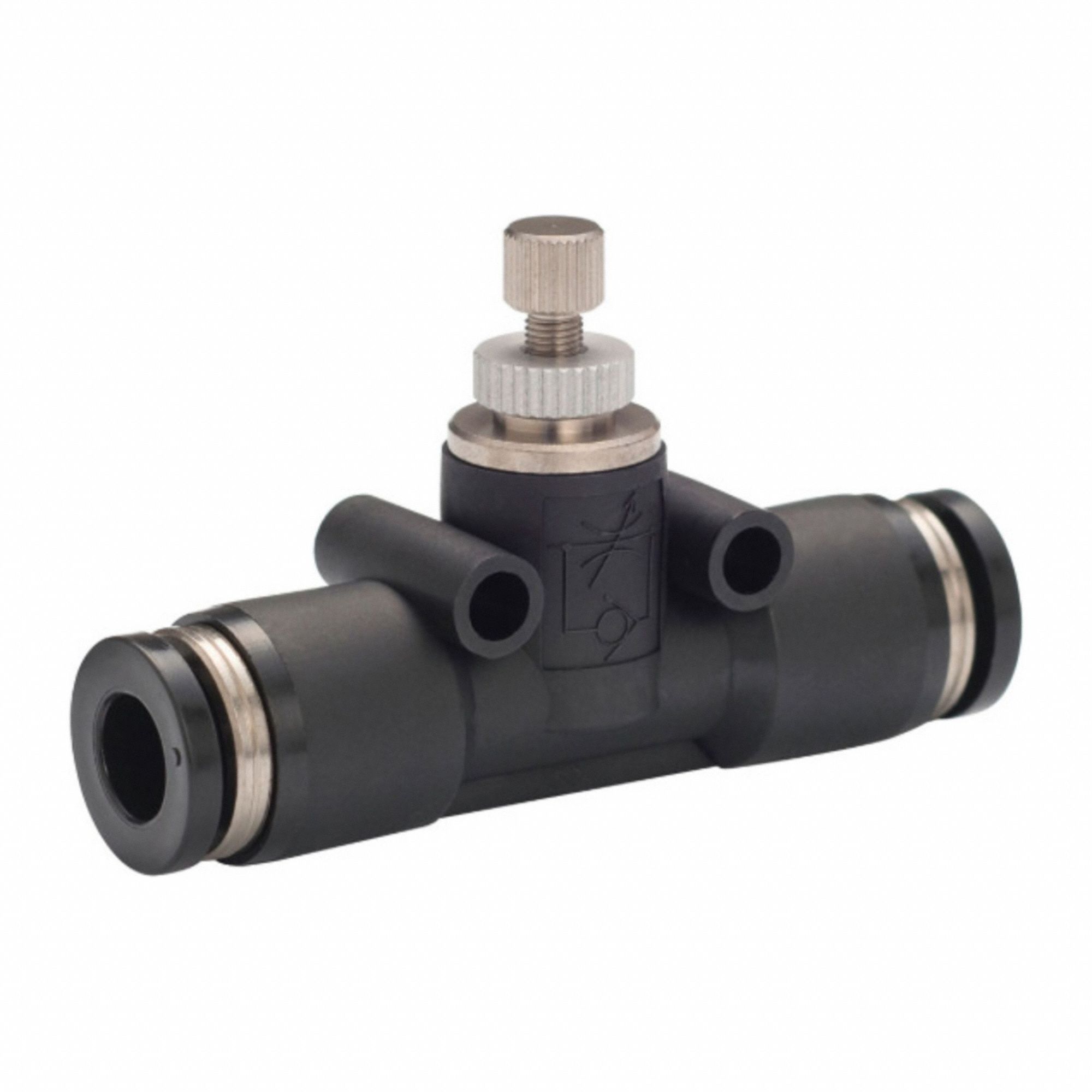 FLOW CONTROL VALVE,POLYMER,6MM,150 PSI