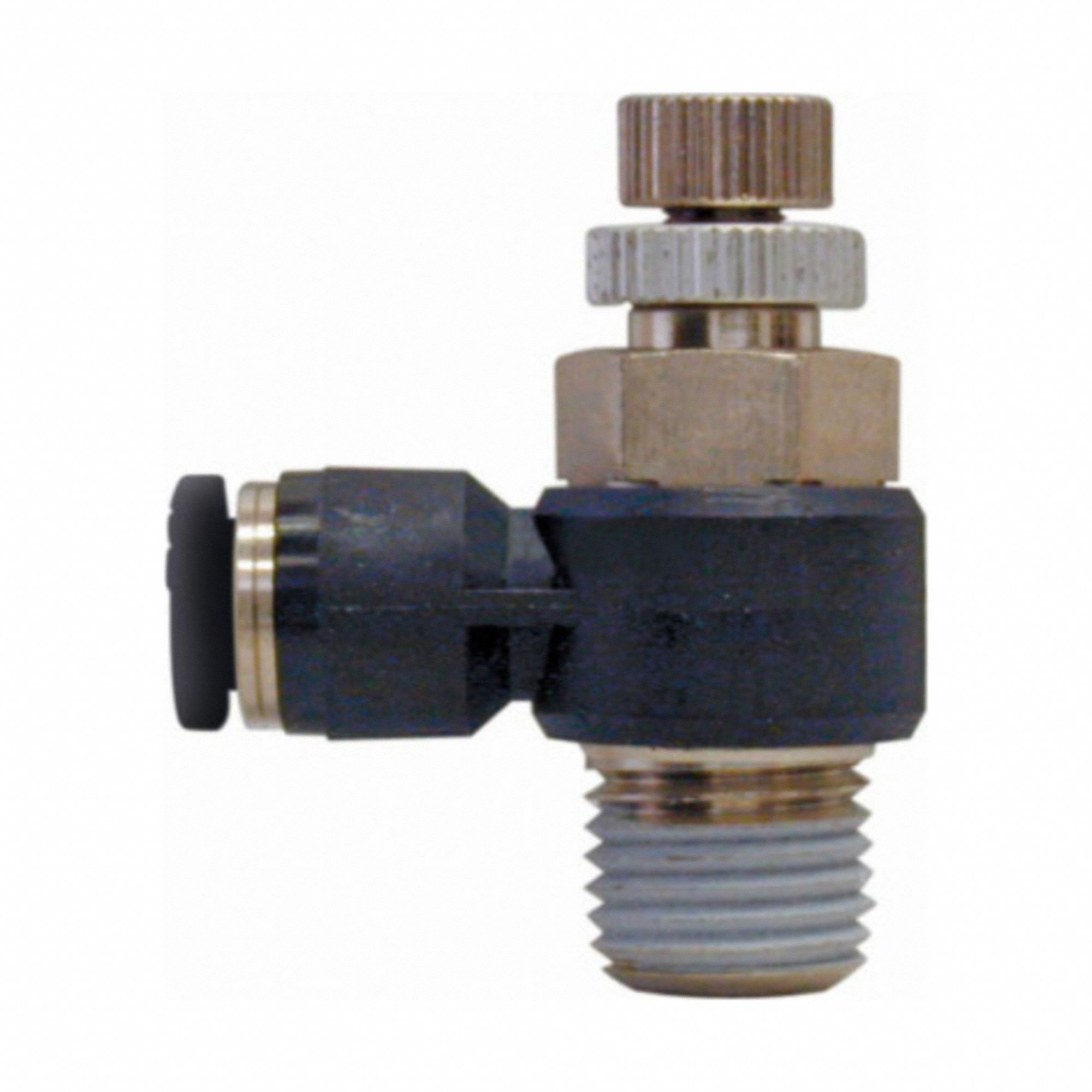 FLOW CONTROL VALVE,POLYMER,1/4