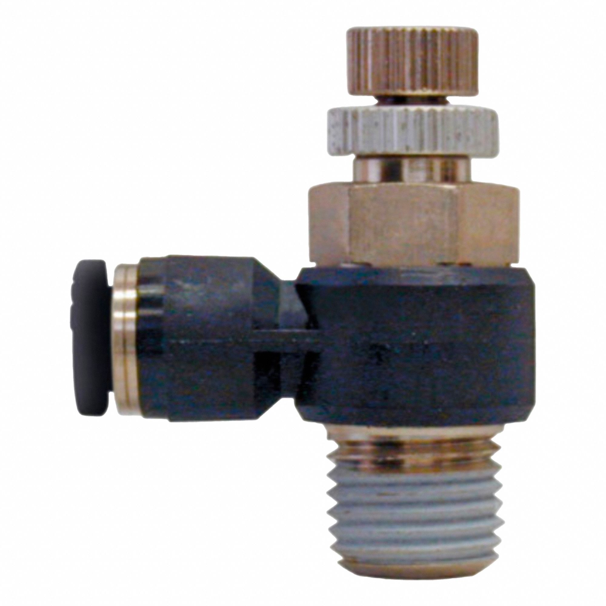 FLOW CONTROL VALVE,POLYMER,1/8