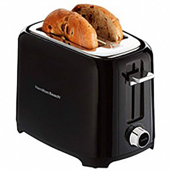 TOASTER,2-SLICE,BLACK