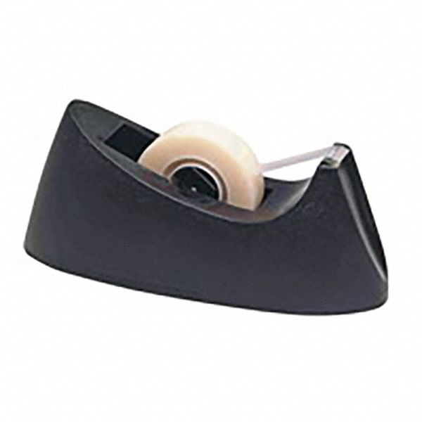 DESKTOP TAPE DISPENSER,1 IN CORE DIA.