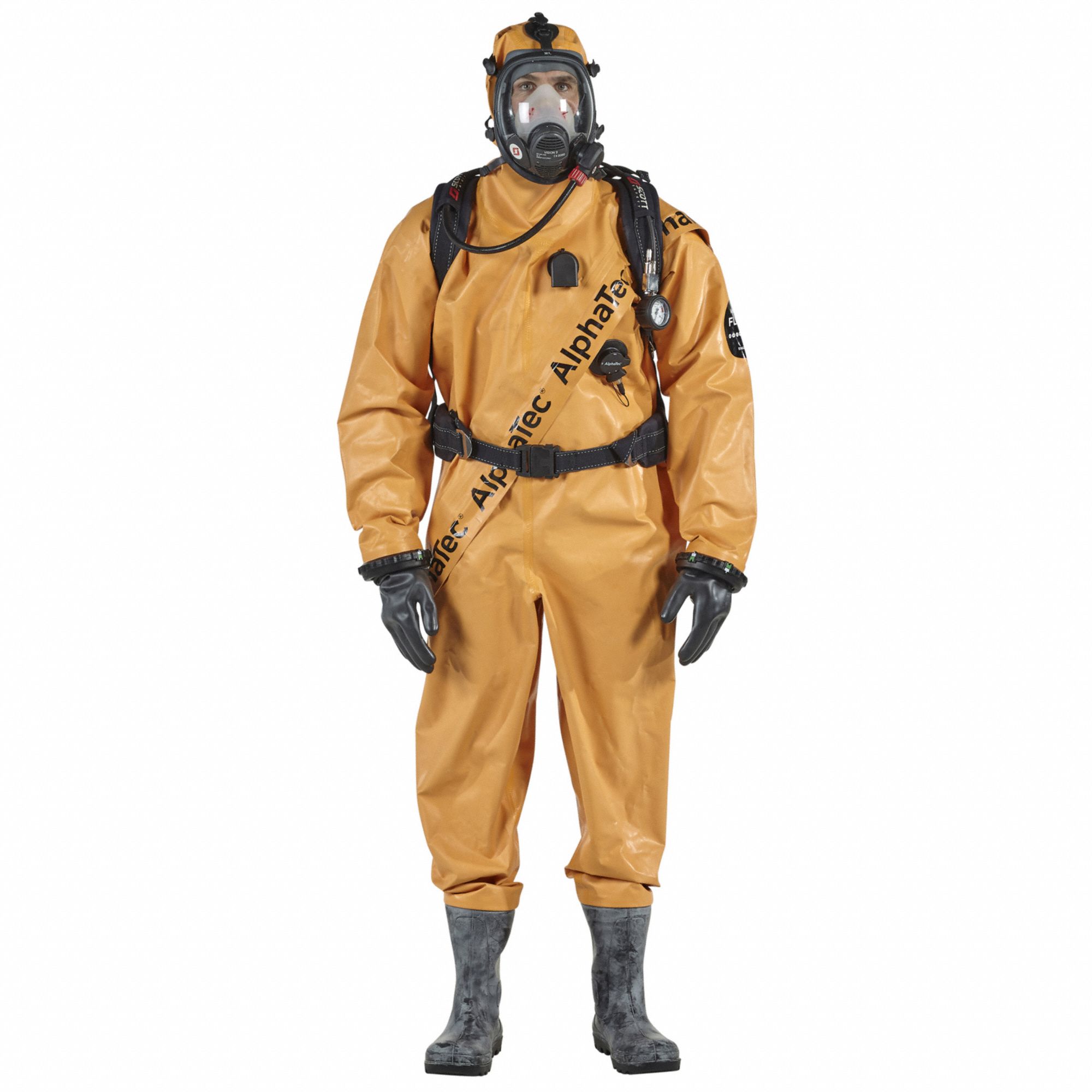 Chemical Protective Suits Orange S