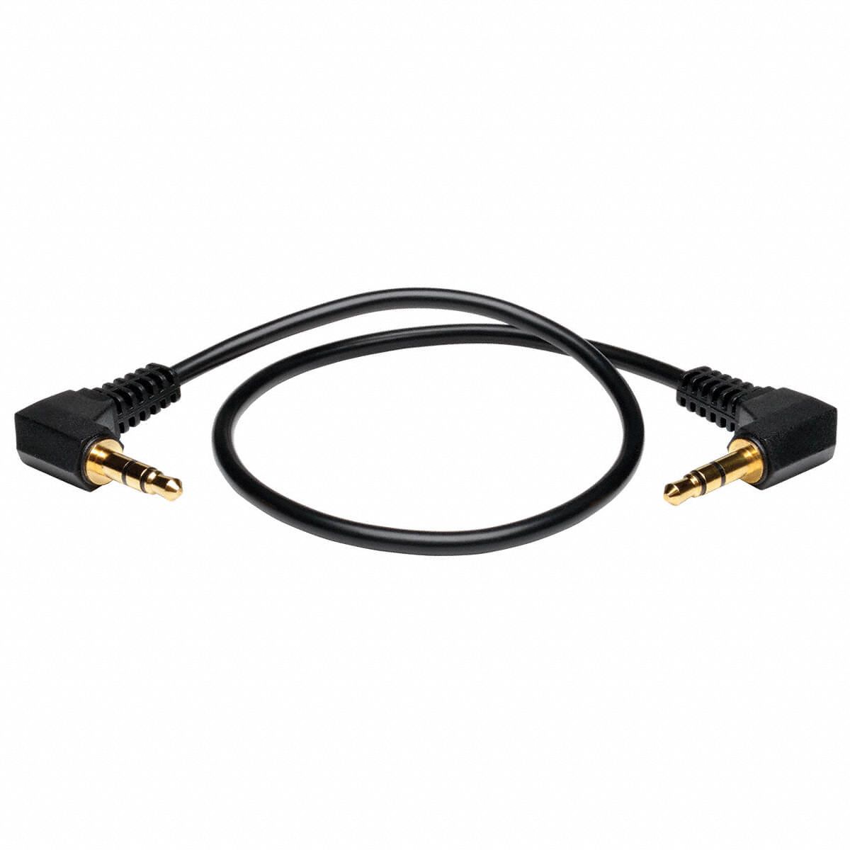 CABLE AUDIO MINI STEREO A/ DEUX A DROITS