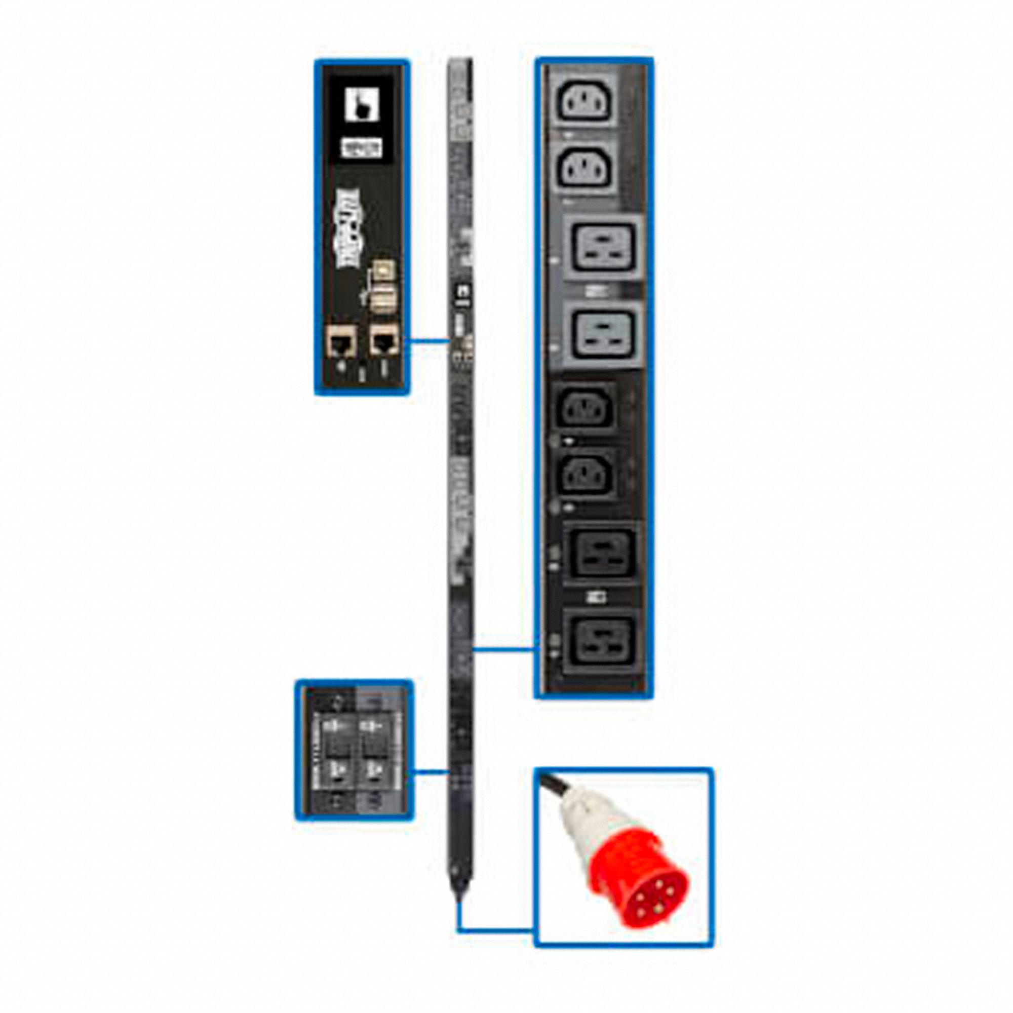 PDU SWITCHED 25.2KW 240V 12 C13 12 C19