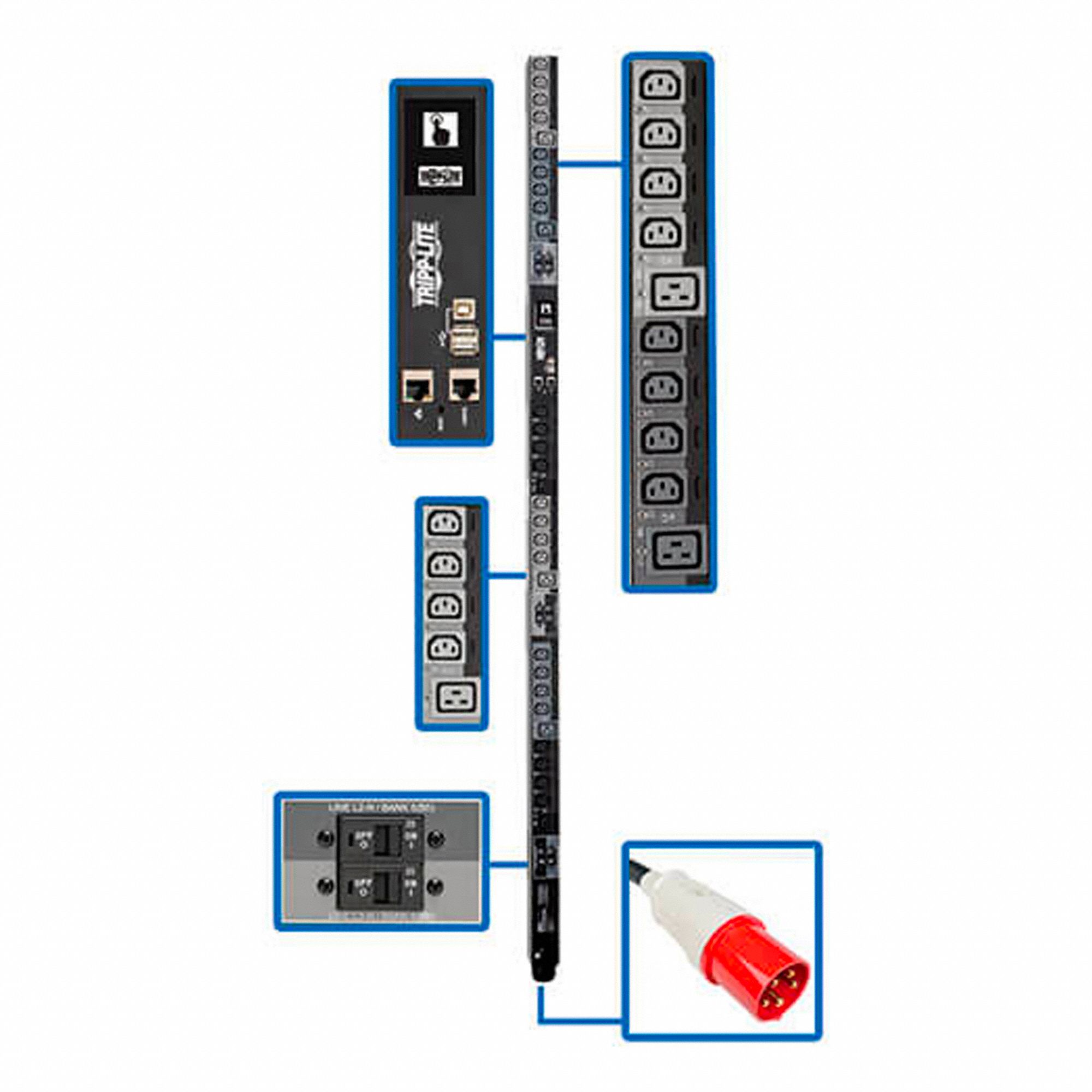 PDU SWITCHED 27.7KW 220/230V 24 C13 6 C