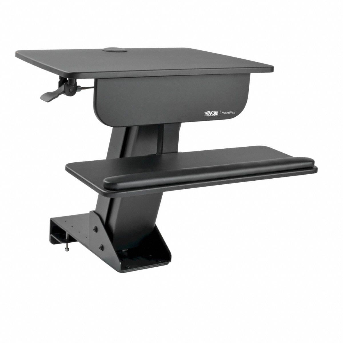 SIT STAND DESKTOP WORKSTATION ADJ.,BLACK