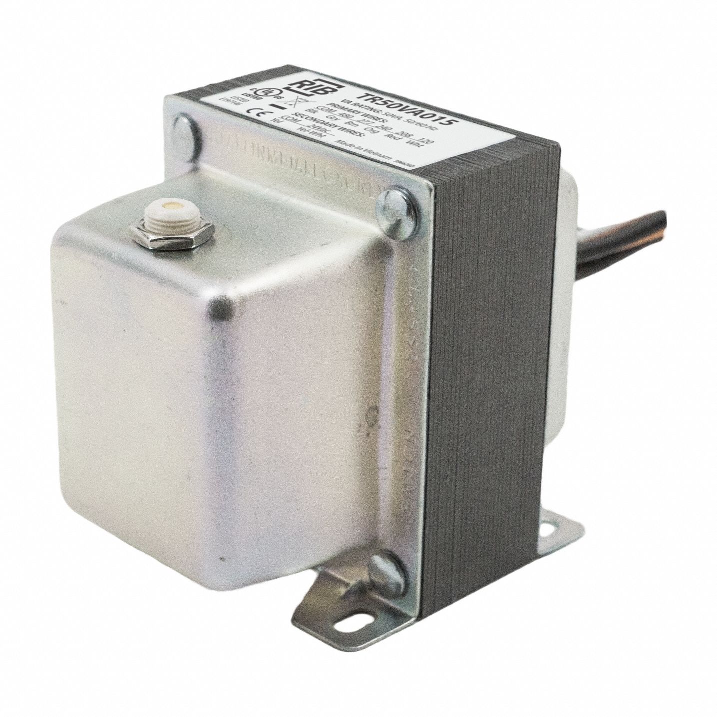 Class 2 Transformer: 50 VA Power Rating, 24V AC, Circuit Breaker