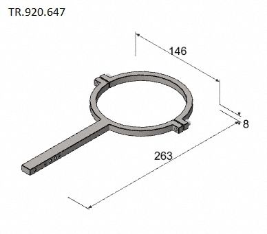 TRE.B Tennis Racket Clamp