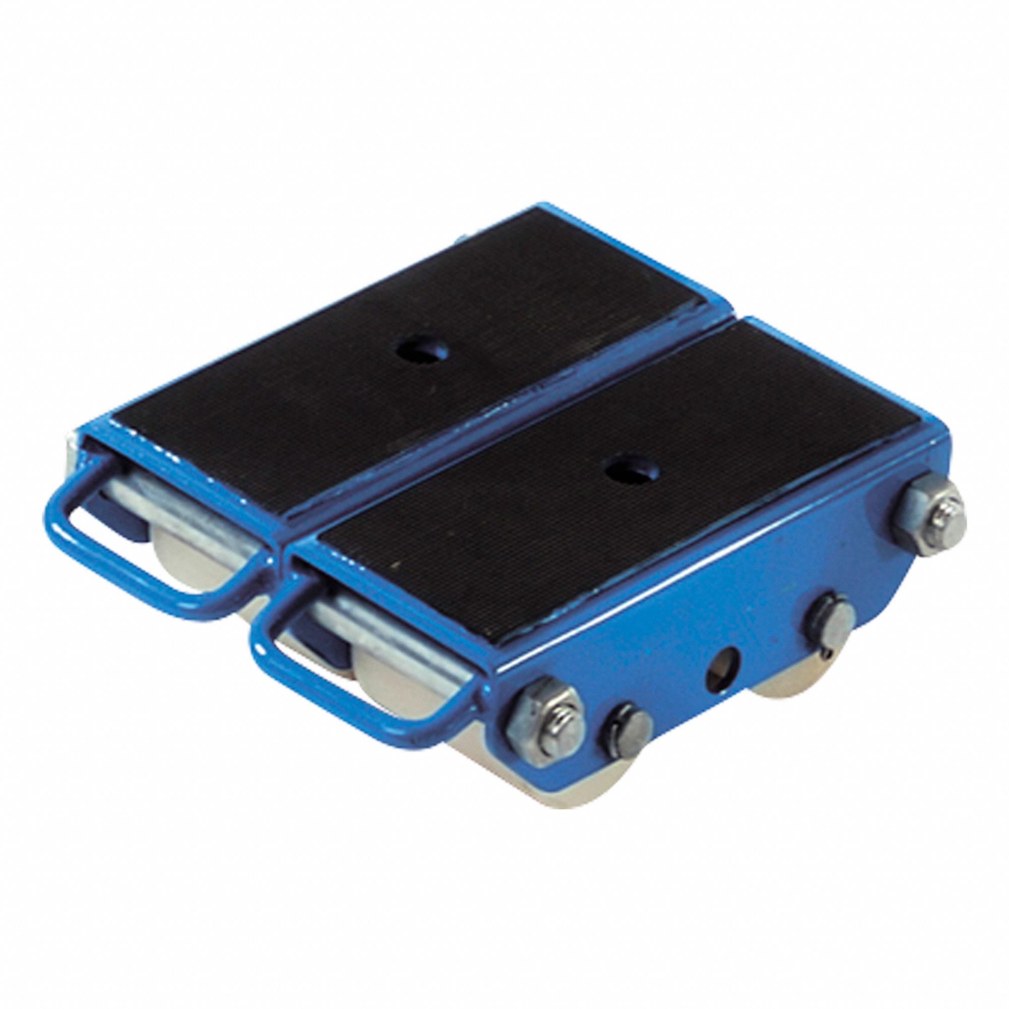 PUSH TROLLEY, LD CAP 8818 LB, WHEEL DIA 4 21/64 IN, NYLON
