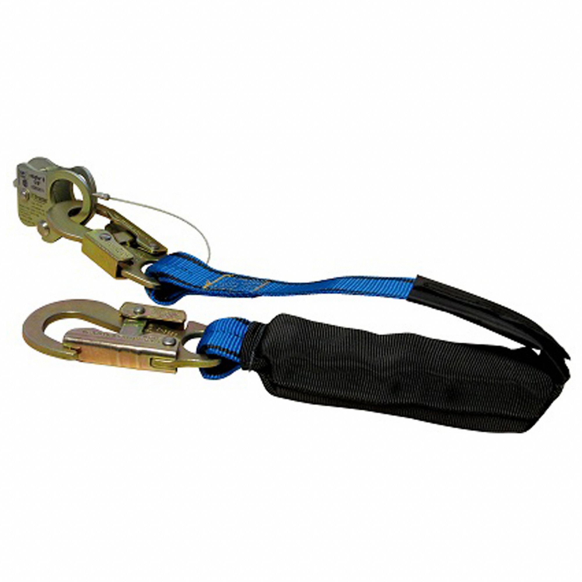 ROPE GRAB, 5,000 LB TENSILE STRENGTH, 310 LB CAPACITY, BLACK/BLUE, 5/8 IN