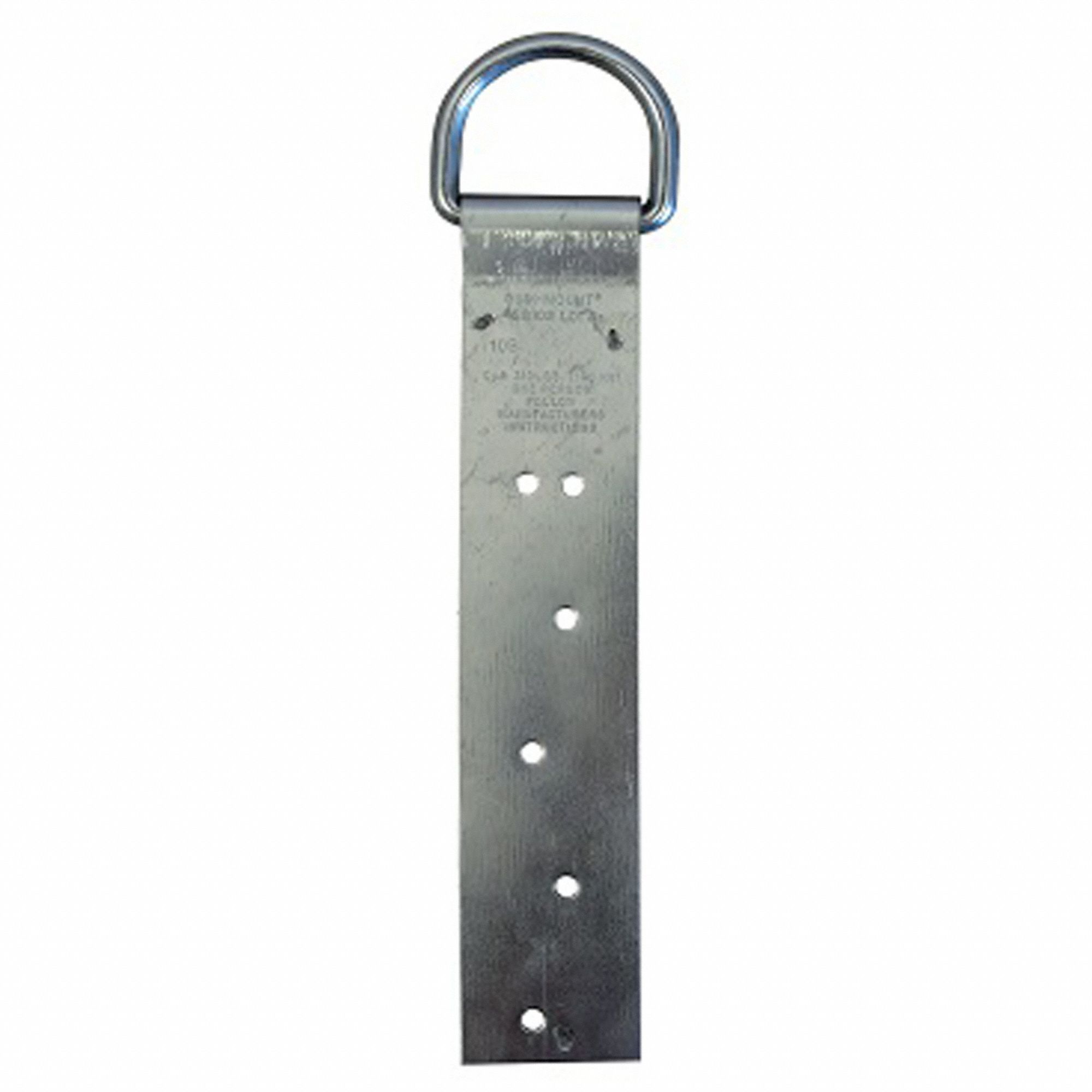 ROOF ANCHOR, 1 WORKER, 5,000 LB TENSILE STRENGTH, 2 IN W, 10 IN L, 310 LB CAPACITY