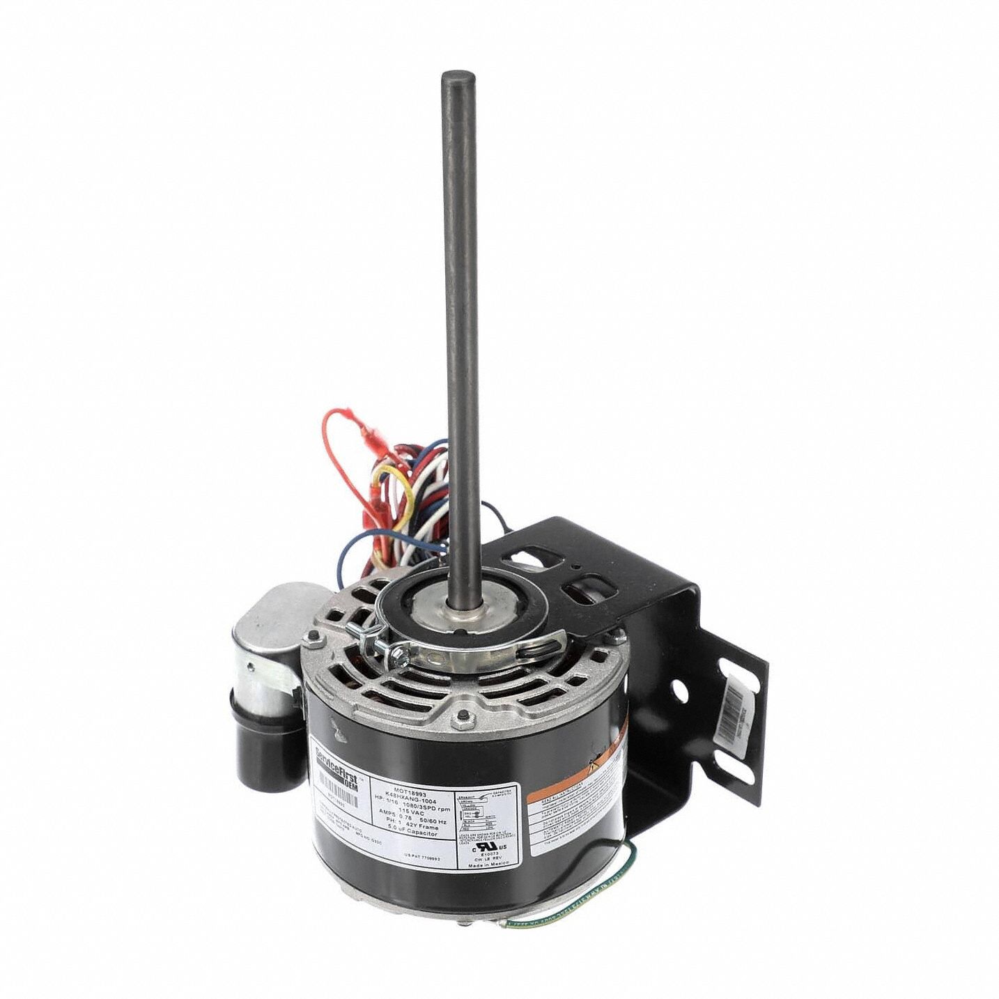 HVAC Motor 115V AC Single 1/16 hp