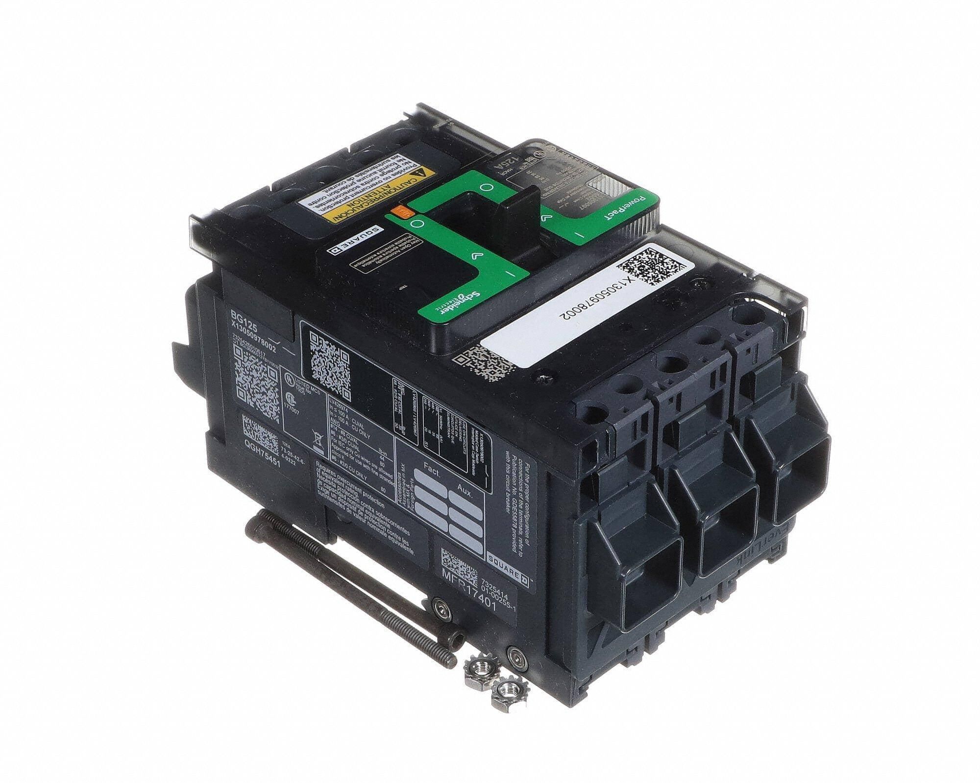 Circuit Breaker 125 AMP 3-Pole 50/60HZ