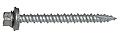 Self-Drilling Screw: #14 Size, 1 1/2 in Lg, Steel, Climaseal™, Hex Washer, External Hex, 250 PK