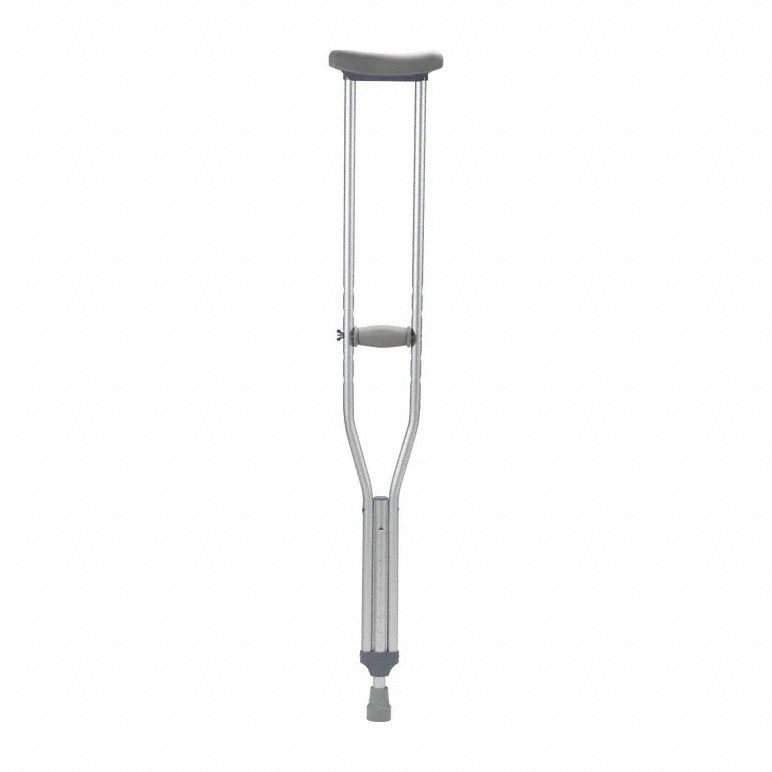 Crutches 300 lb Silver 70 H PK2