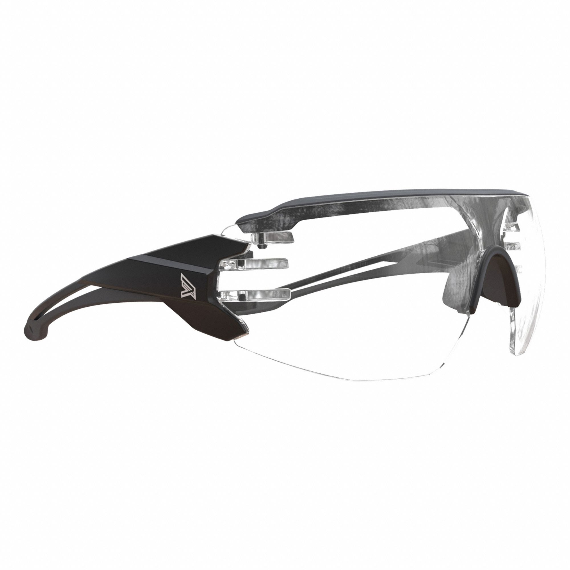 Safety Glasses: Clear Lens, Half-Frame, Vapor Shield, Metal Detectable, Taven Series