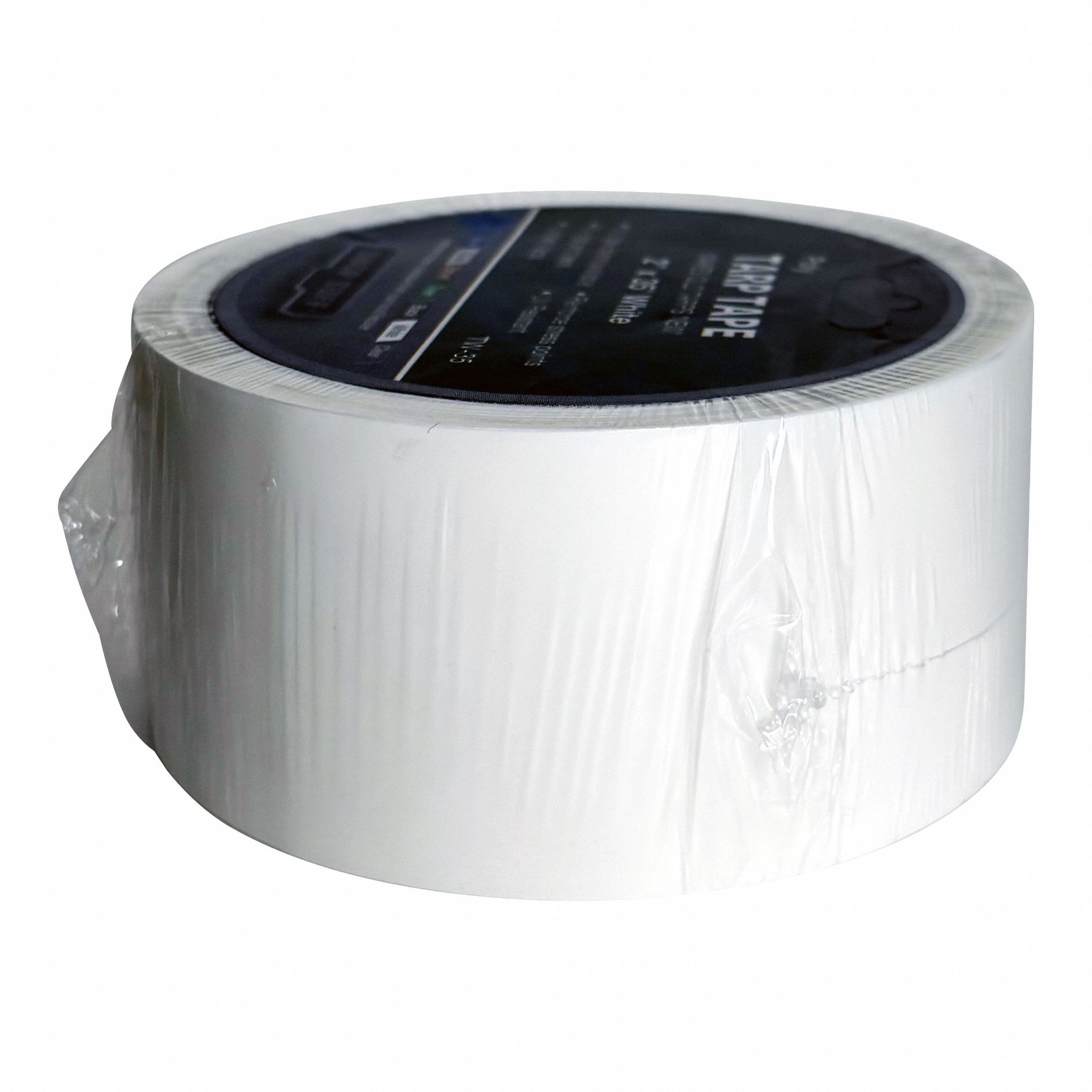 Tarp Tape: White, Polyurethane, 2 in Wd, 35 ft Lg