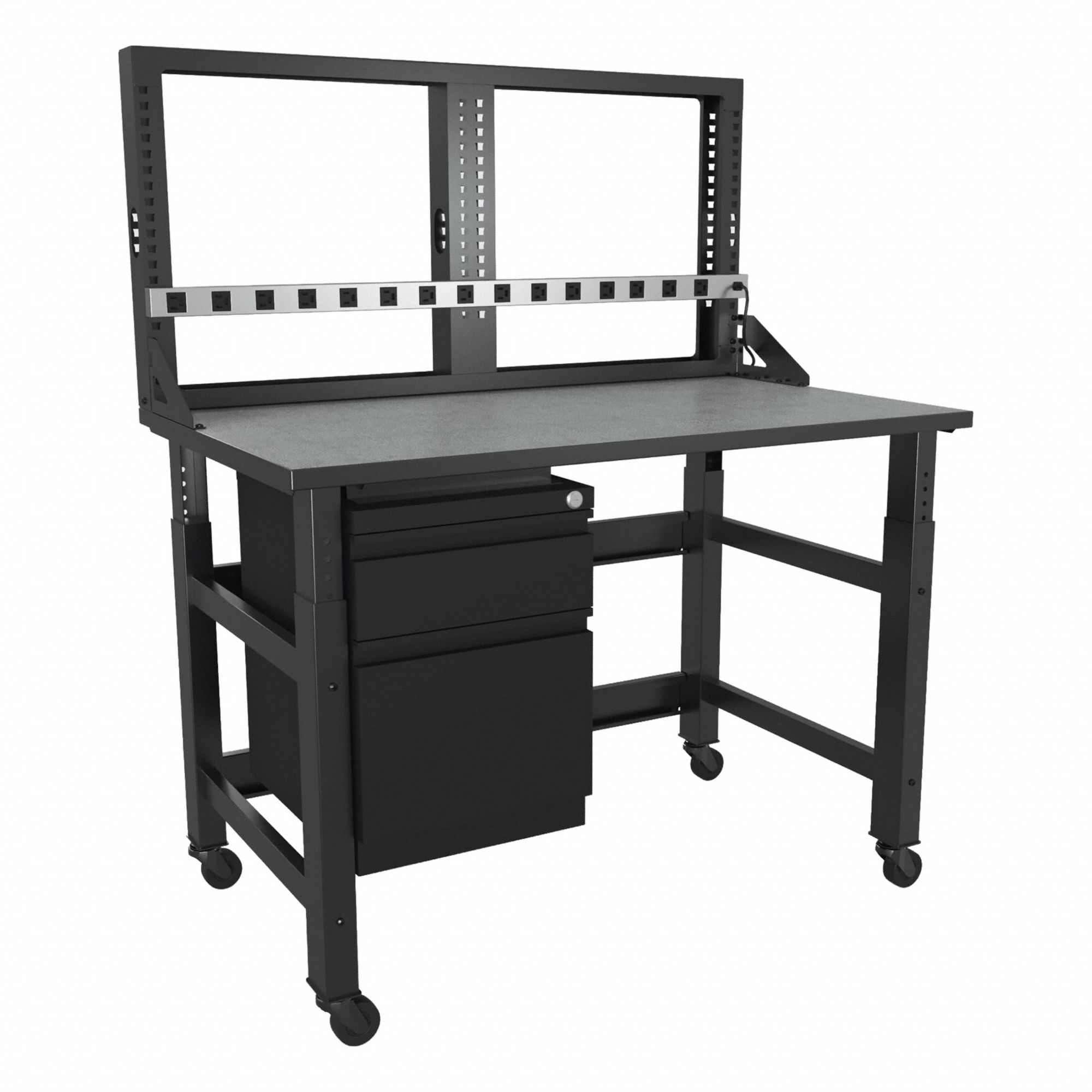 Computer Workstation Steel, Laminate