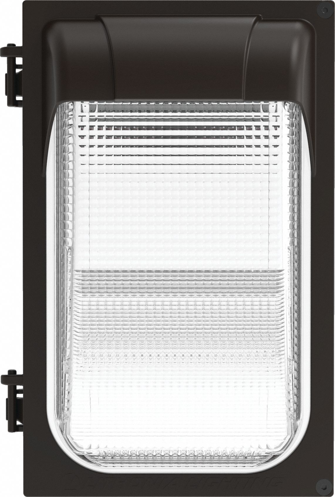 OUTDOOR LED WALL PACK, BRONZE, 2,950 LM, 22W, 120/277V AC, 4000K, GLASS LENS, 11 1/8 IN L