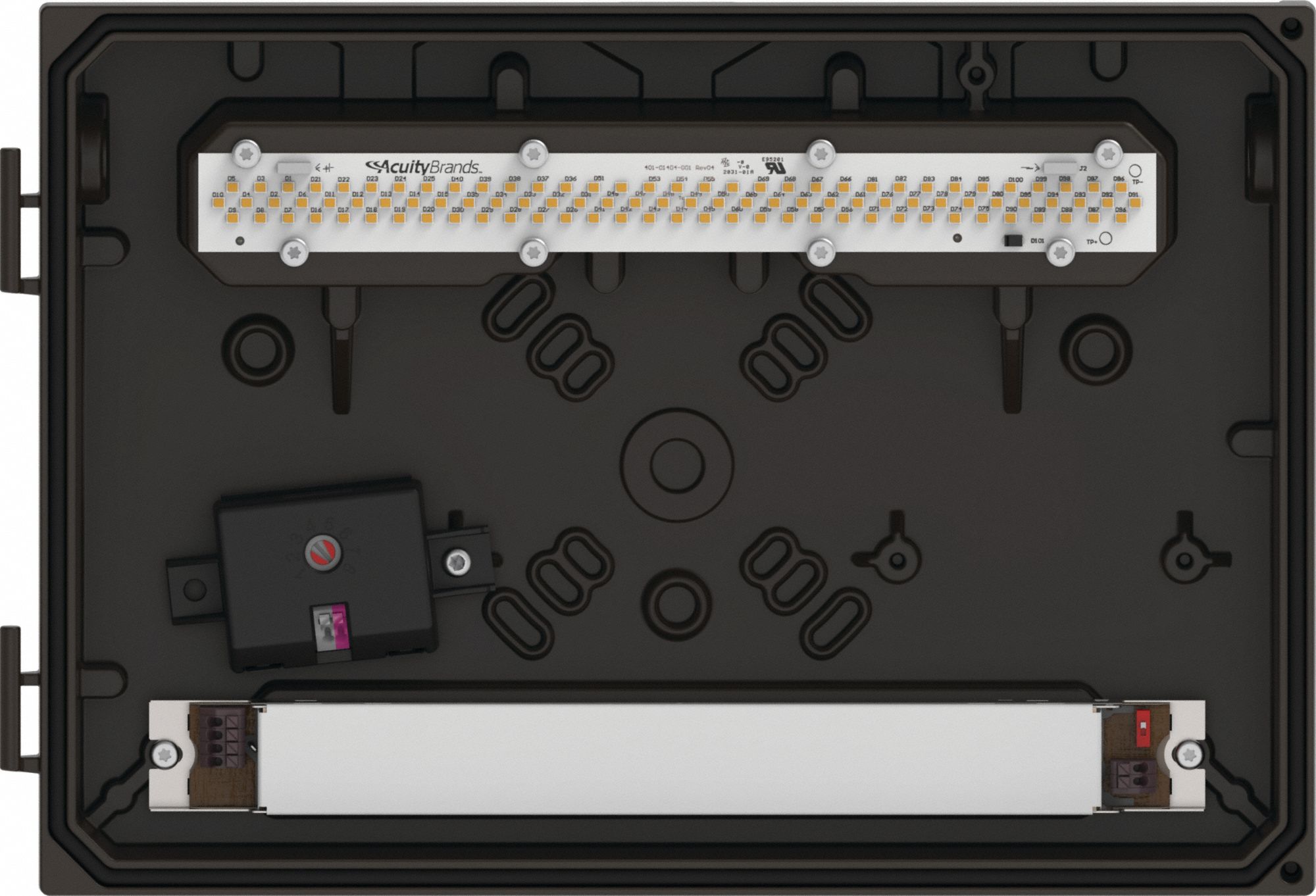 LED SIZE 2 WALLPACK, 70 TO 250W HID, 120 TO 277 V AC, TYPE III, 6,850 LUMENS, 100W