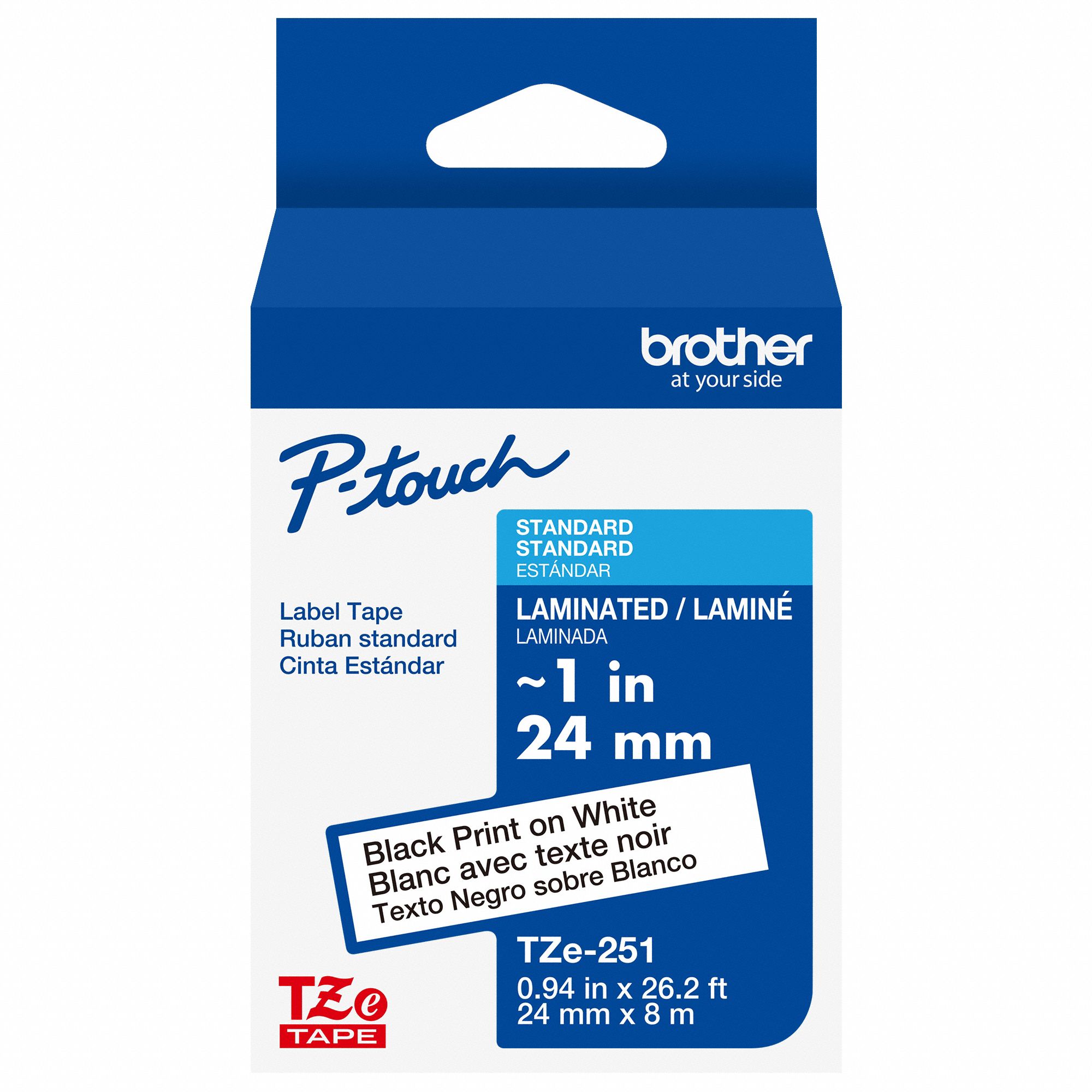 1 in x 26 1/4 ft, PET, Combined Label and Ribbon Cartridge