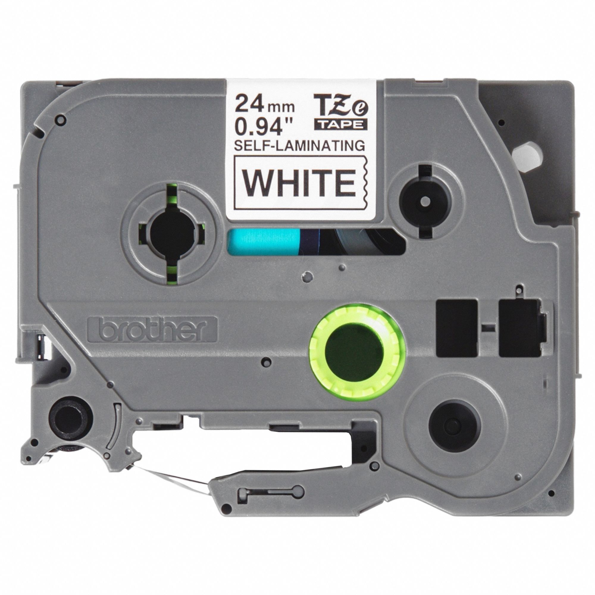 Wraparound Label: 15/16 in x 15/16 in, 26 1/4 ft, Polyester, White (Gloss)