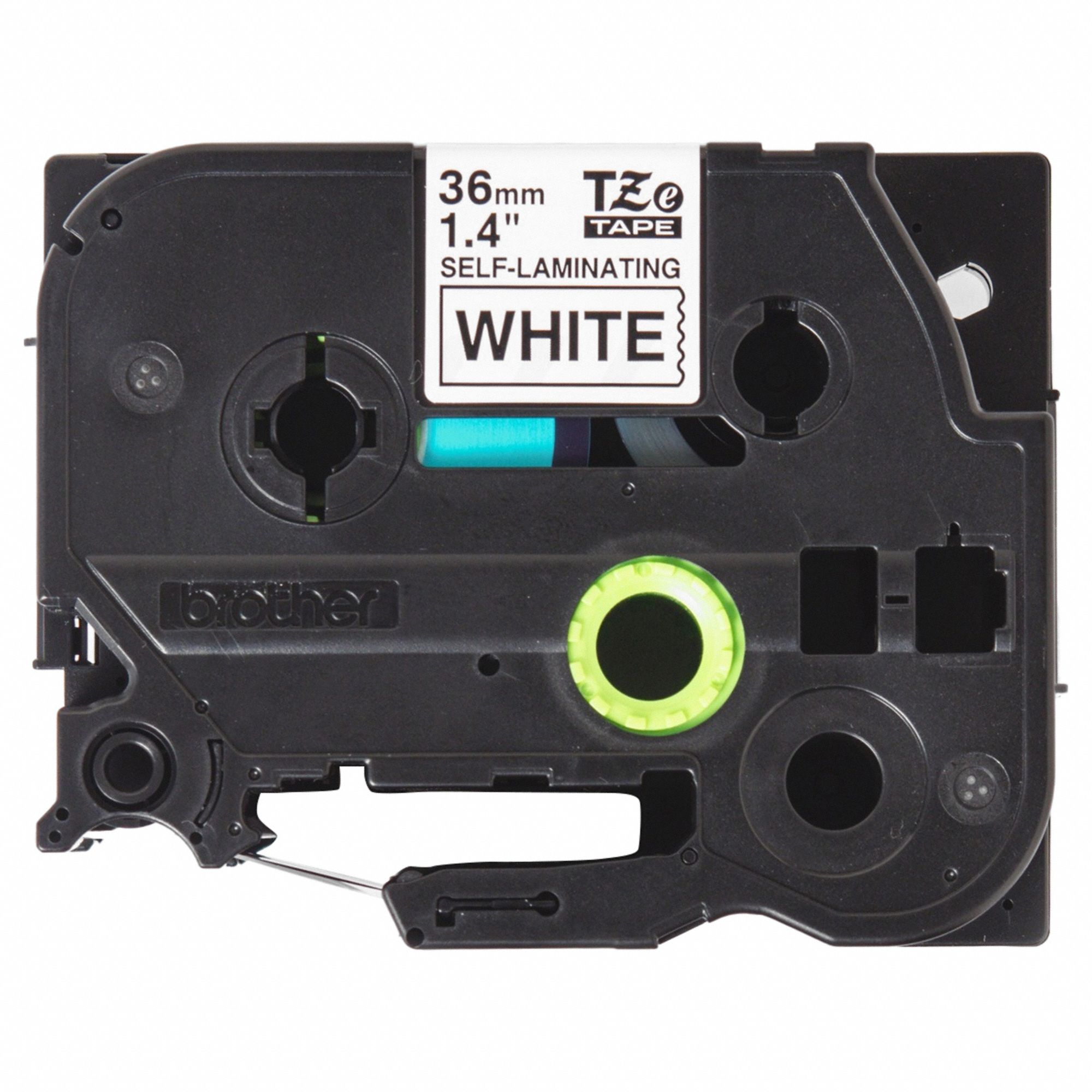 Wraparound Label: 1 13/32 in x 1 13/32 in, 26 1/4 ft, Polyester, White (Gloss)