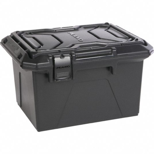 PLANO MOLDING, 4.2 gal, 12 1/4 in x 9 1/4 in x 8 1/2 in, Storage Tote ...