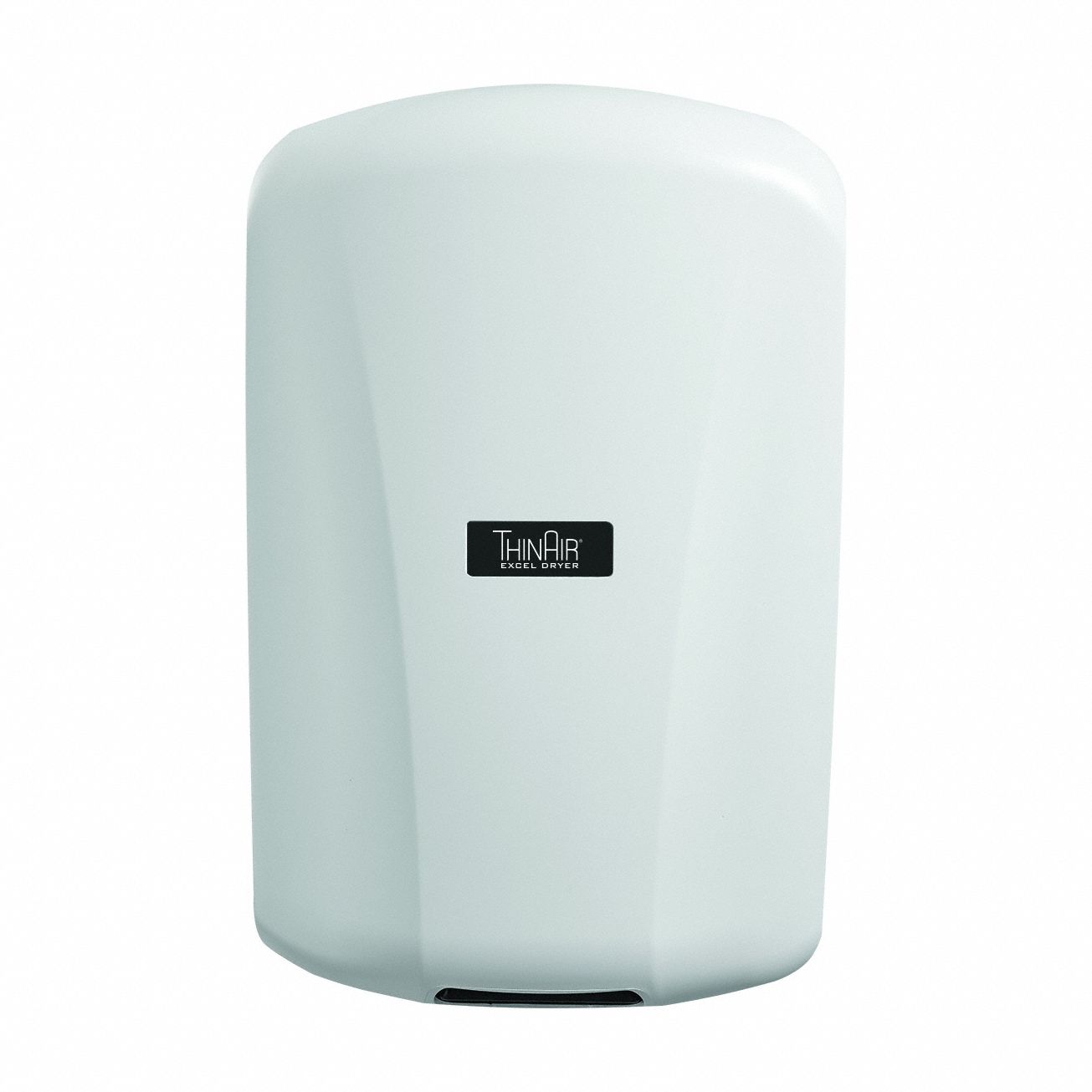 Hand Dryer: ThinAir, Auto, 14 sec Dry Time, Stainless Steel, White, ADA Compliant