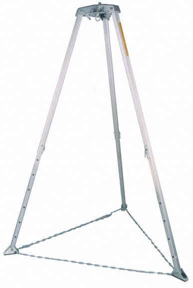 Confined Space System: 48 in to 108 in Ht, 40 in to 90 in Base, 31 lb Wt Capacity, Steel