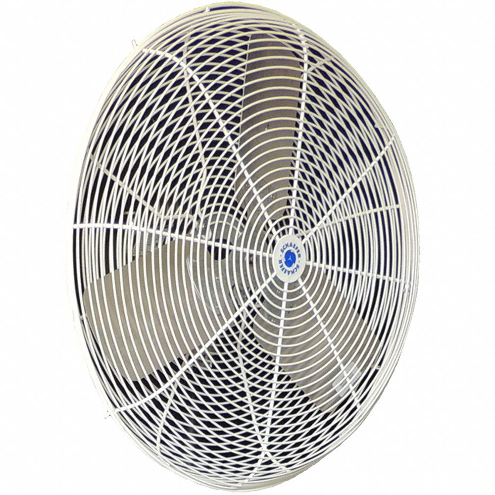Fan Head: 24 in Blade Dia, 2 Speeds, 115V AC, 1/4 hp Motor, Oscillating