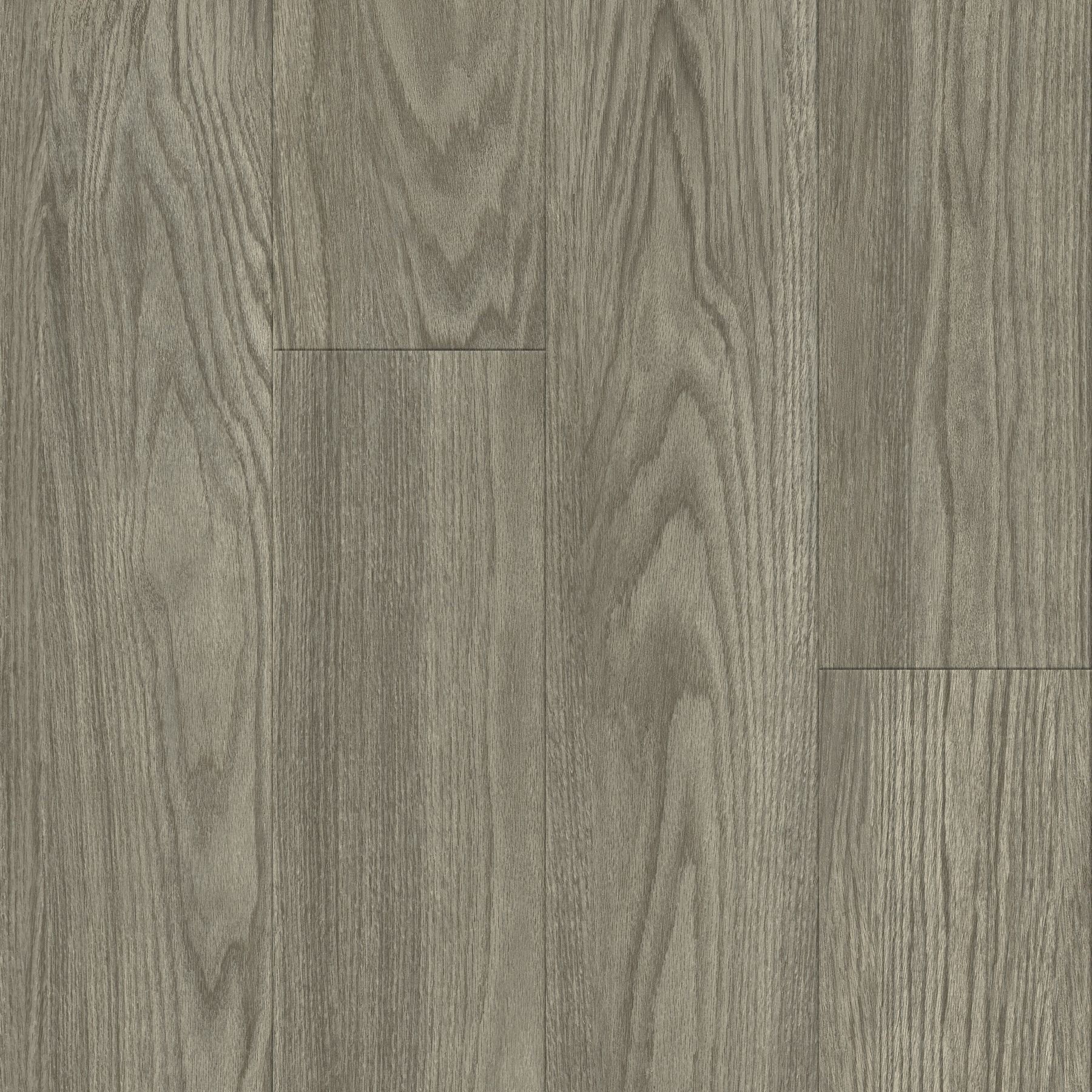 Vinyl Floor Tiles: Solitary Gray, Milford Oak, 6 in Tile Wd, Smooth, Vinyl