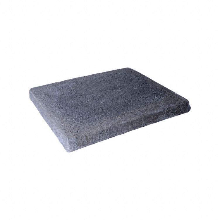DIVERSITECH Mounting Pad: Square, 32 in Lg, 32 in Wd, 3 in Ht, Concrete Outer, Gray