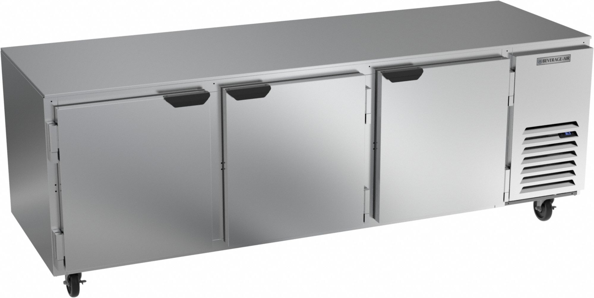 Refrigerator: Silver, 29.7