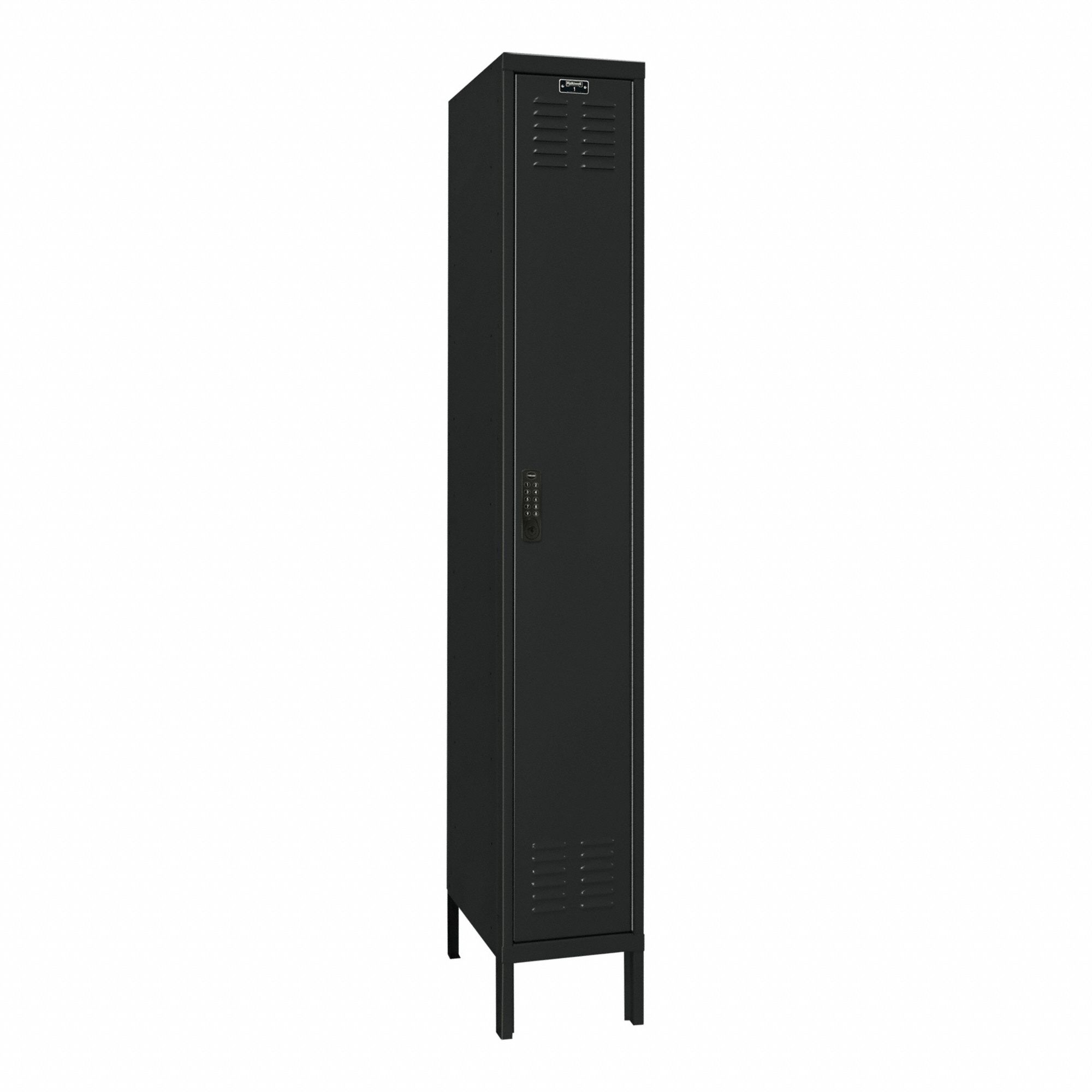 Locker: Louvered, Tiers,
