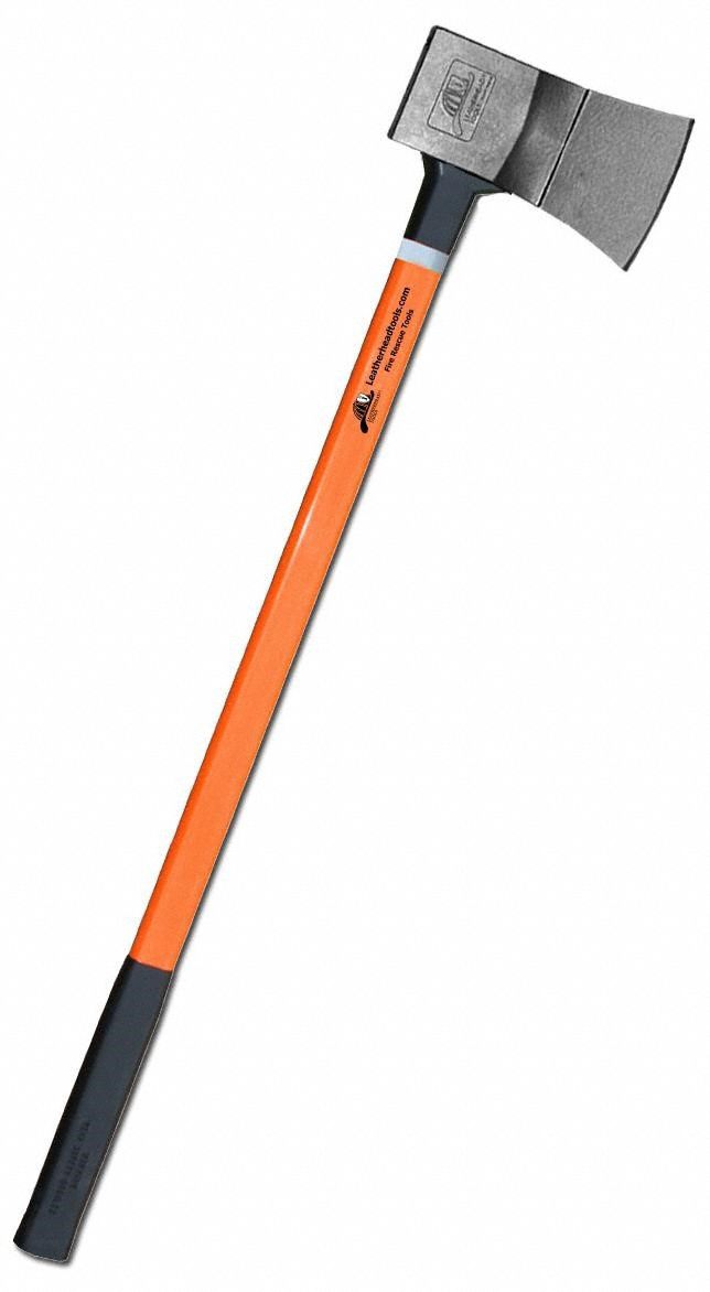 Axe: Axe, Flathead Axe, 31.25 in Handle Lg, Round, 8 lb Head Wt