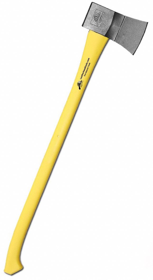 Axe: Axe, Flathead Axe, 31.25 in Handle Lg, Round, 8 lb Head Wt