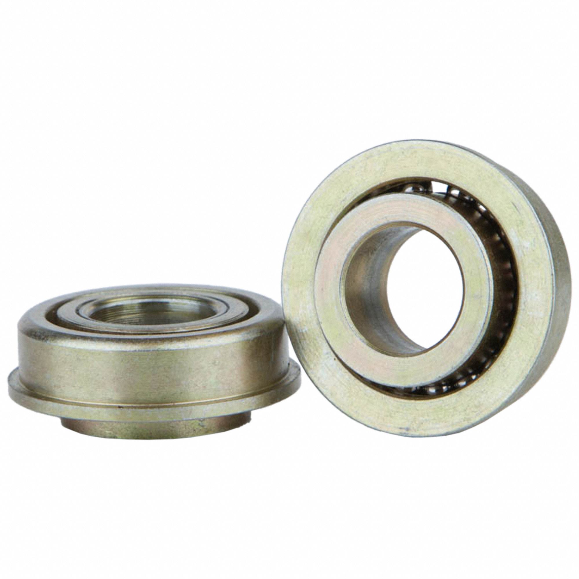 Unground Radial Ball Bearing: UGF.250X6.875, 1/4 in Bore, 0.782 in Flange Dia, Open