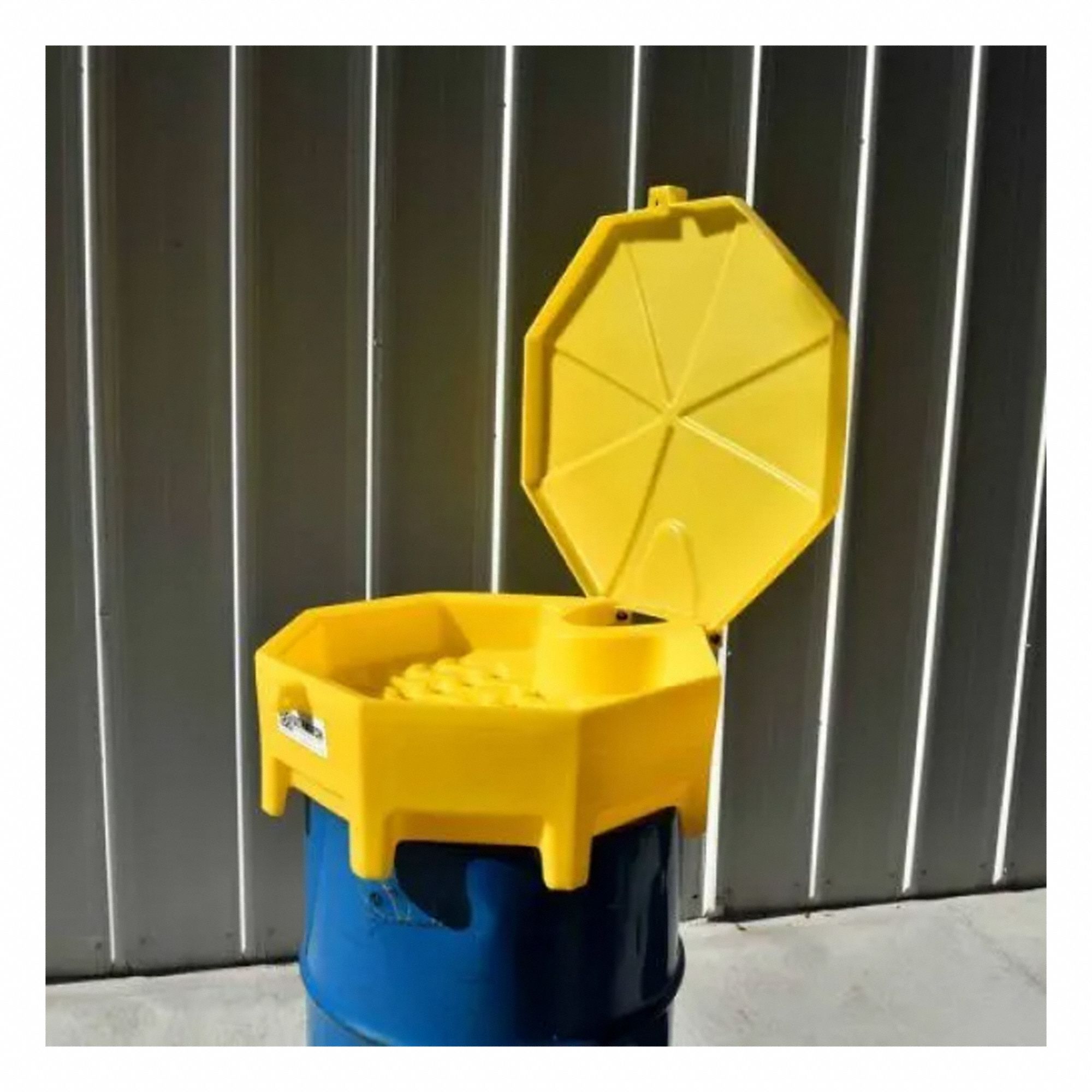 GLOBAL SNAP-ON COVER, SPILL CONTROL ACCESSORY, YELLOW